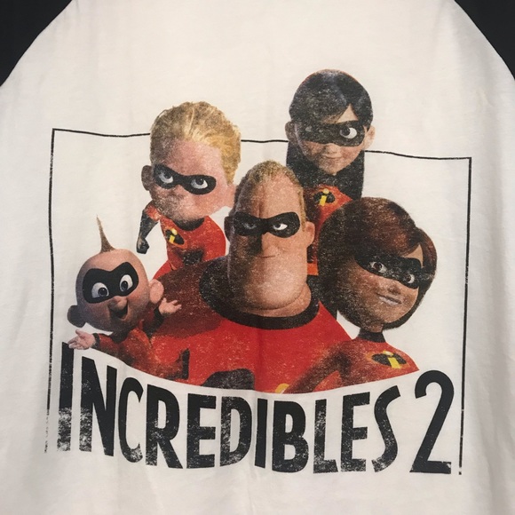 Lularoe Disney Randy - Incredibles 2 - White Black - Picture 4 of 6